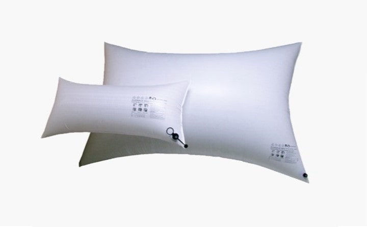 Air pillow used to protect merchandise inside wood packaging